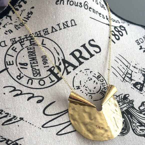 Sculptural Scroll Necklace - Picture 5 of 6